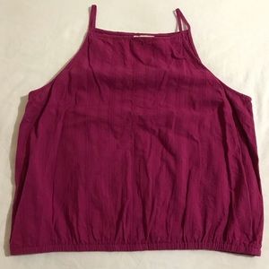 Magenta spaghetti strap top